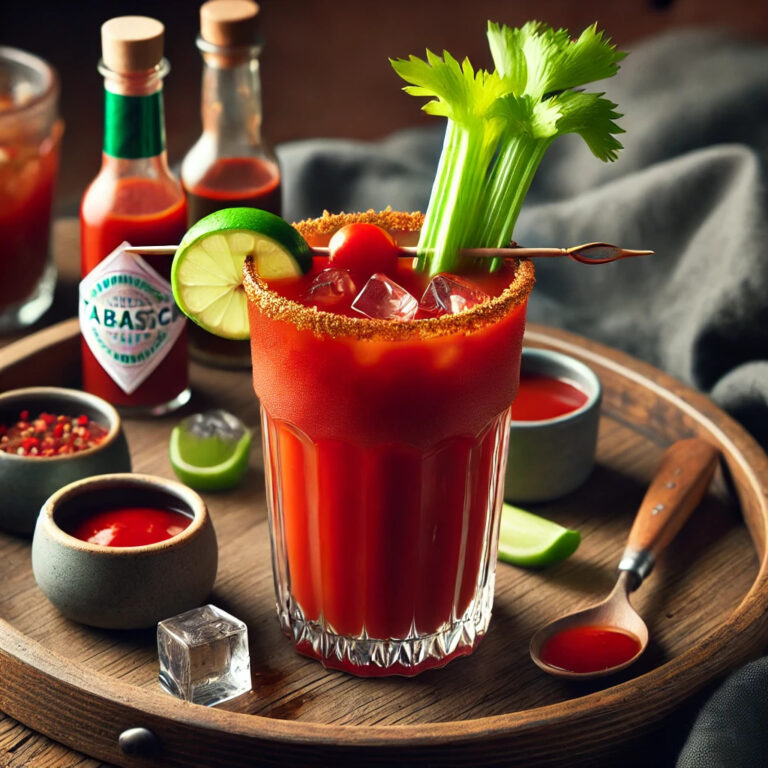 "Bloody Bull" cocktail