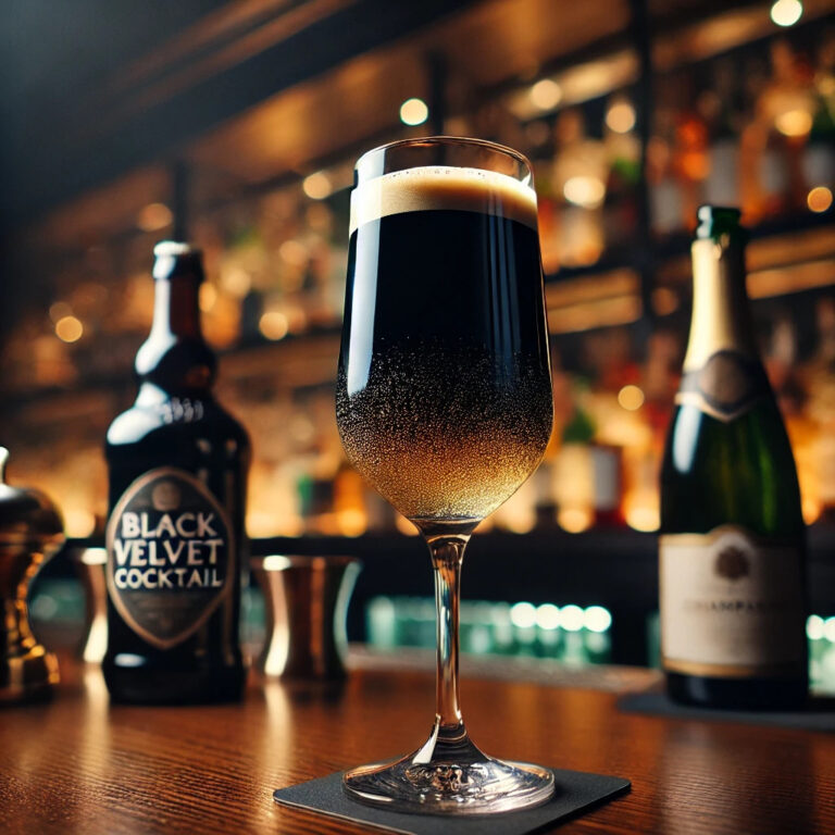 Black Velvet cocktail